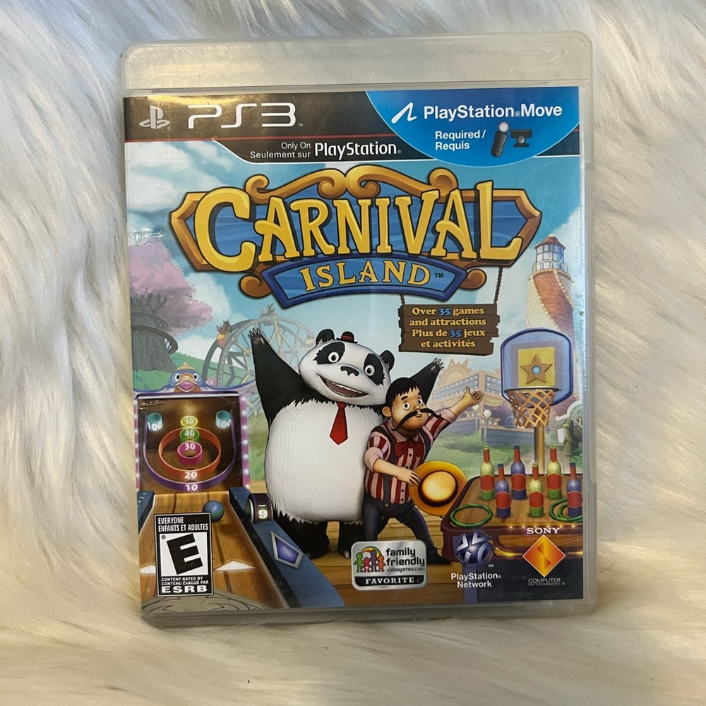 PS3 Carnival Island Game Ps Move